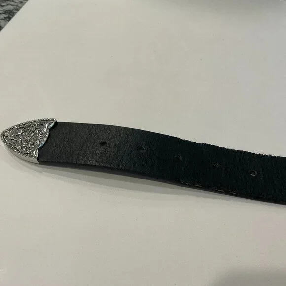 No Boundaries Women's Black Western Belt sz L - Picture 6 of 12